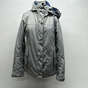 Roxy Billie JK Slate Jacket Coat Snow Ski Winter Dry Flight Gray Womens XS